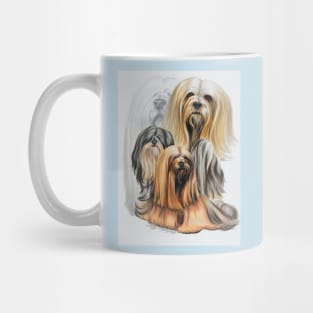 Lhasa Apso Medley Mug